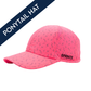 Ponytail Hat - Neon Flash Pink
