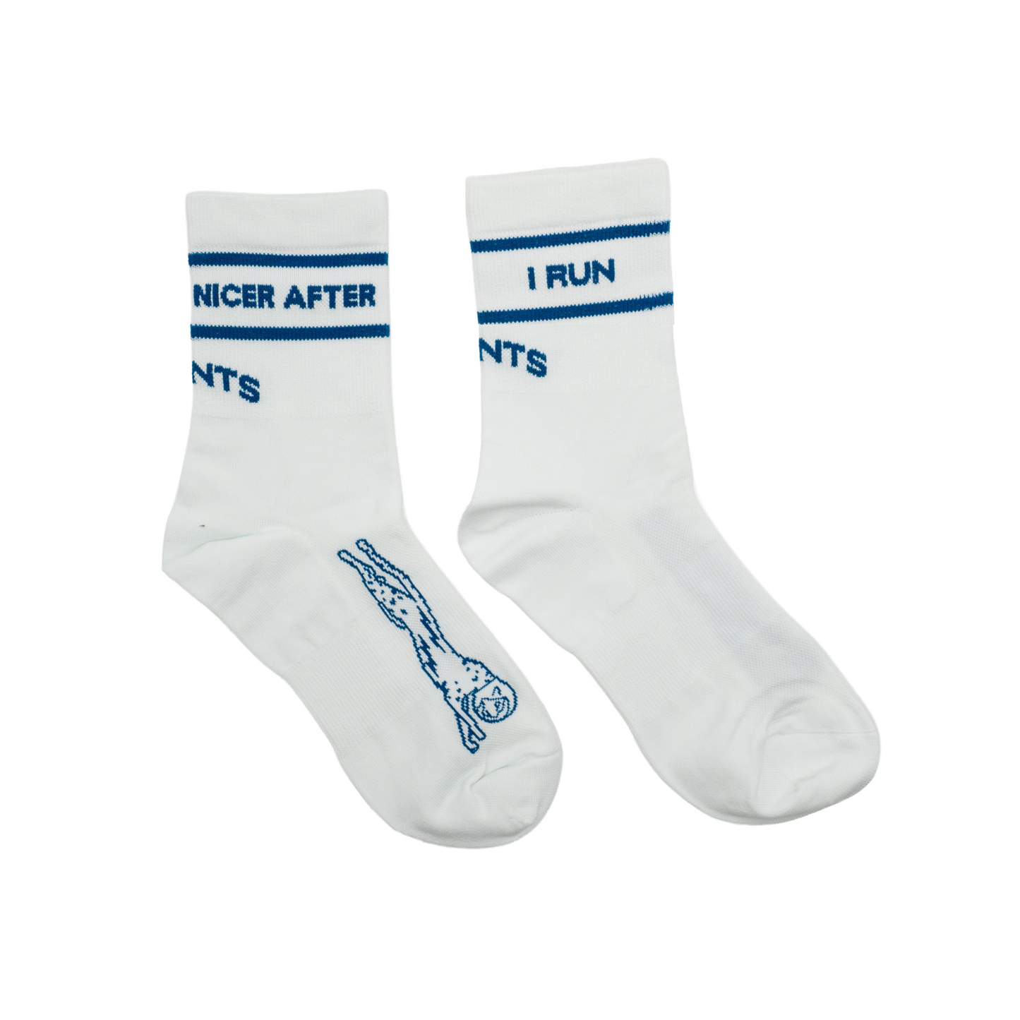 Core Zero Socks - I'm Nicer After I Run Run Club