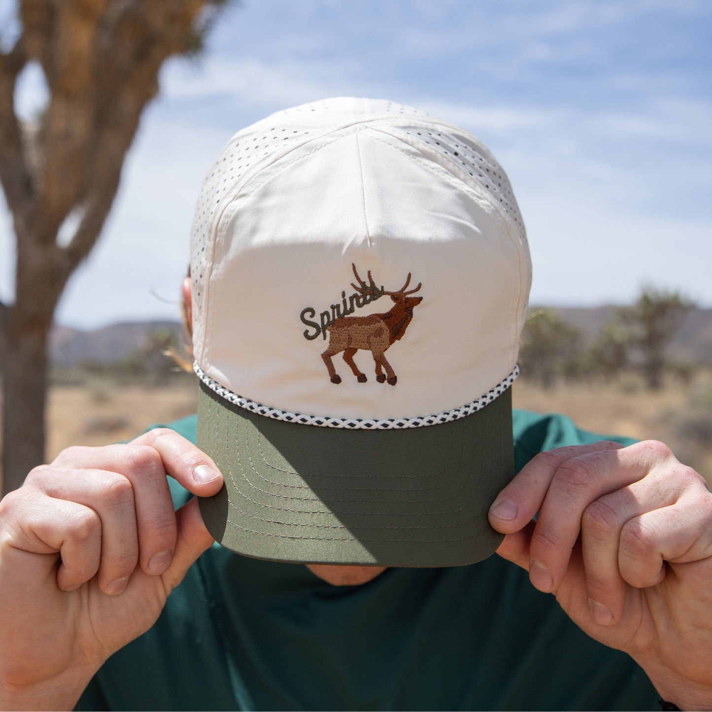 Mountain Elk EZ Rope Snapback Hat (Unisex)