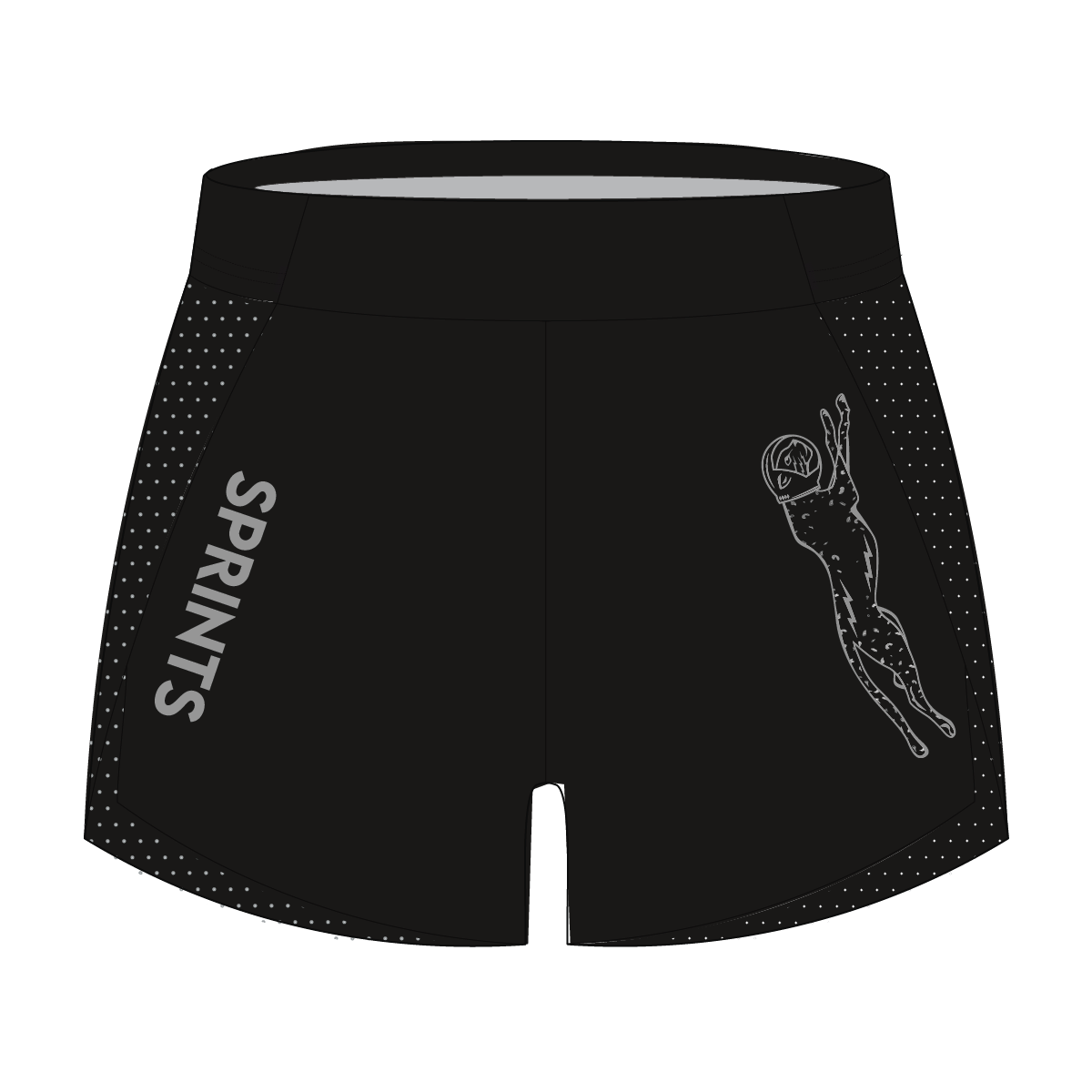 Womens Avigate 4" Mercy Short - Stealth Black