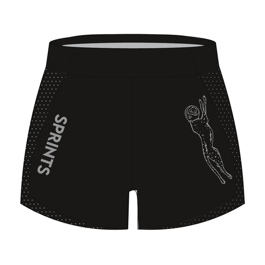 Womens Avigate 4" Mercy Short - Stealth Black
