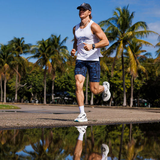 Mens Flexion 8" Compression Short - Acid Jags