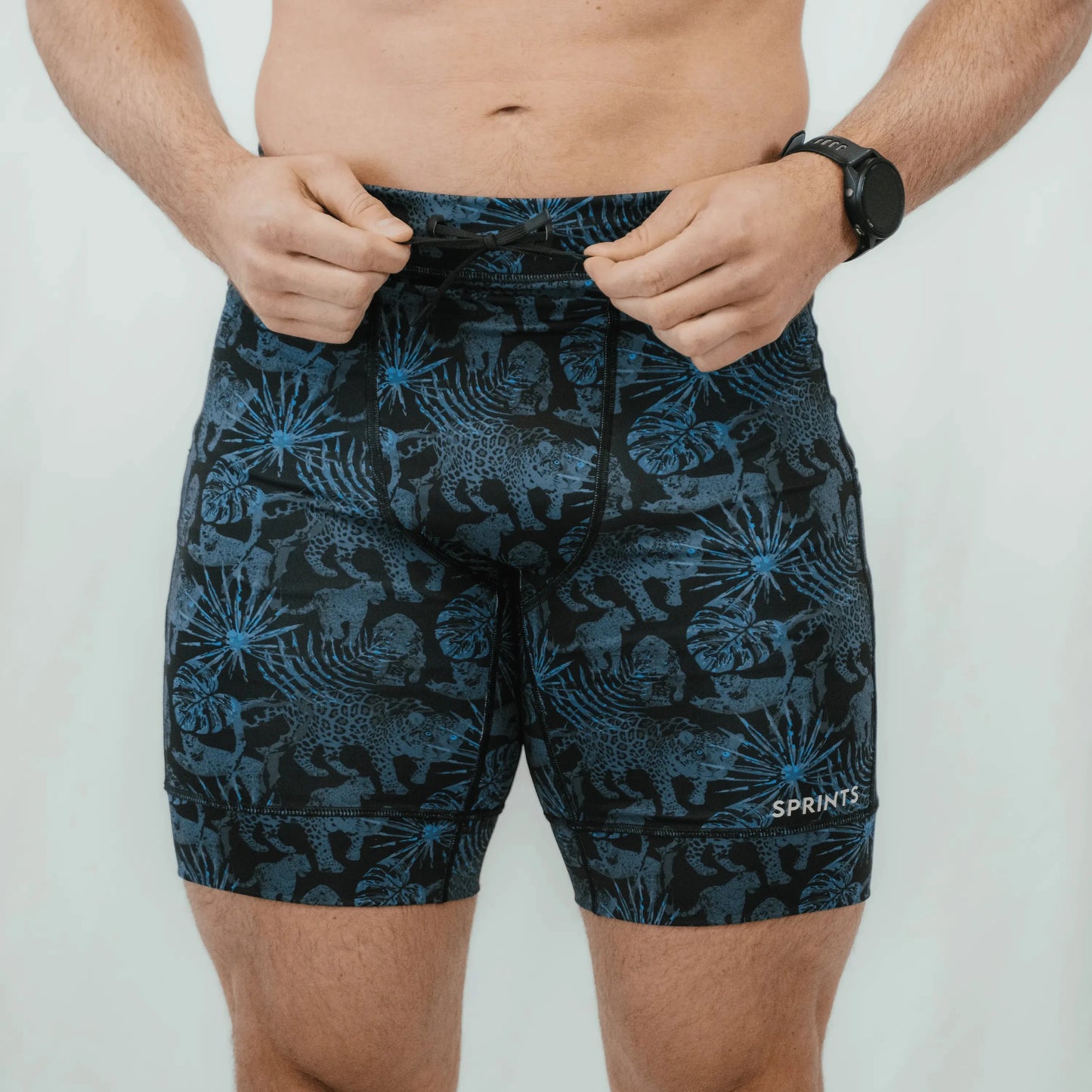 Mens Flexion 8" Half Tights - Acid Jags