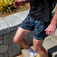 Mens Avigate 5" Fusion Short - Acid Jags Blue
