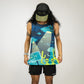 Mens Running Tank - Uninvited Alien Antics