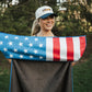 American Flag Car Seat Cover Towel