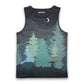 Mens Running Tank - Nightfall Grizzly