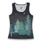 Womens Running Tank - Nightfall Grizzly