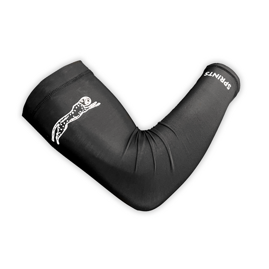 Compression Arm Sleeves - Black Flash Reflective (Unisex)