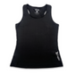 Womens Core Zero Running Tank - Stealth Black