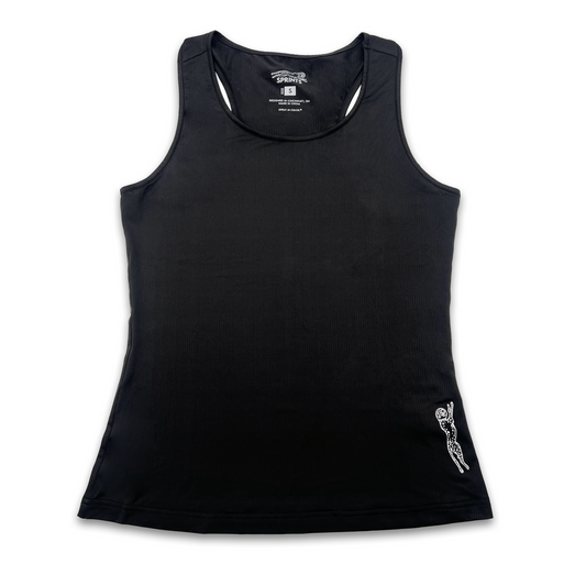 Womens Core Zero Running Tank - Stealth Black