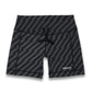 Womens Flexion 5" Compression Short - Velocity Blitz Black