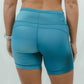 Womens Flexion 5" Compression Short - Blue Flame Crush