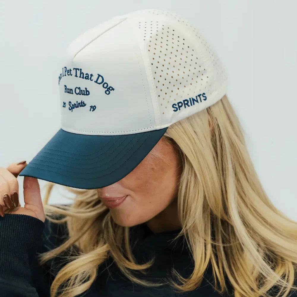 Can I Pet That Dog Run Club Structured VP Hat (Unisex)