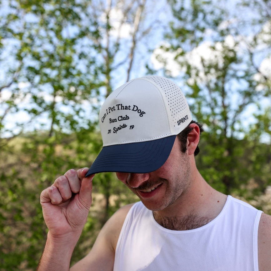 Can I Pet That Dog Run Club Structured VP Hat (Unisex)