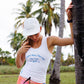 Womens Core Zero Running Tank - Cheaper Than Therapy Run Club White