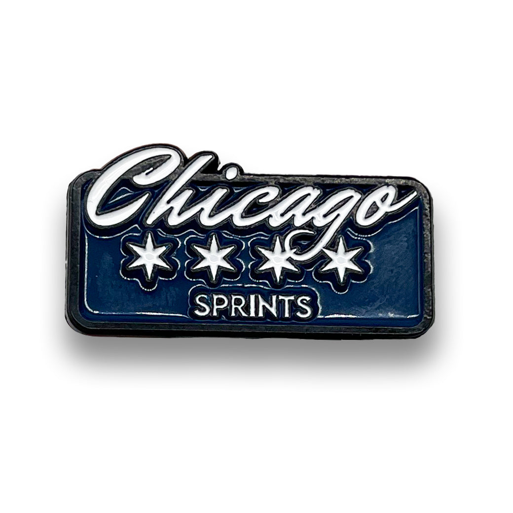 Chicago Style Enamel Pin