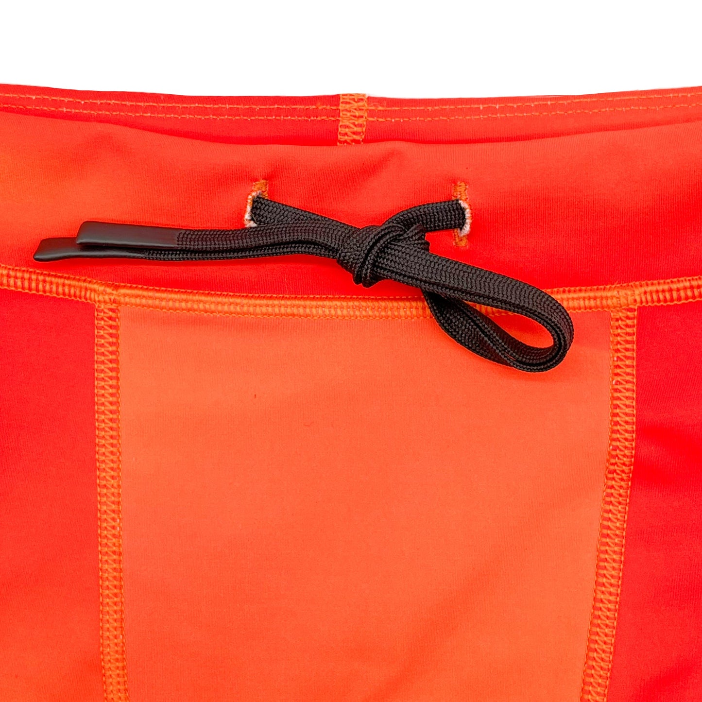 Mens Flexion 8" Compression Short - Orange Crush