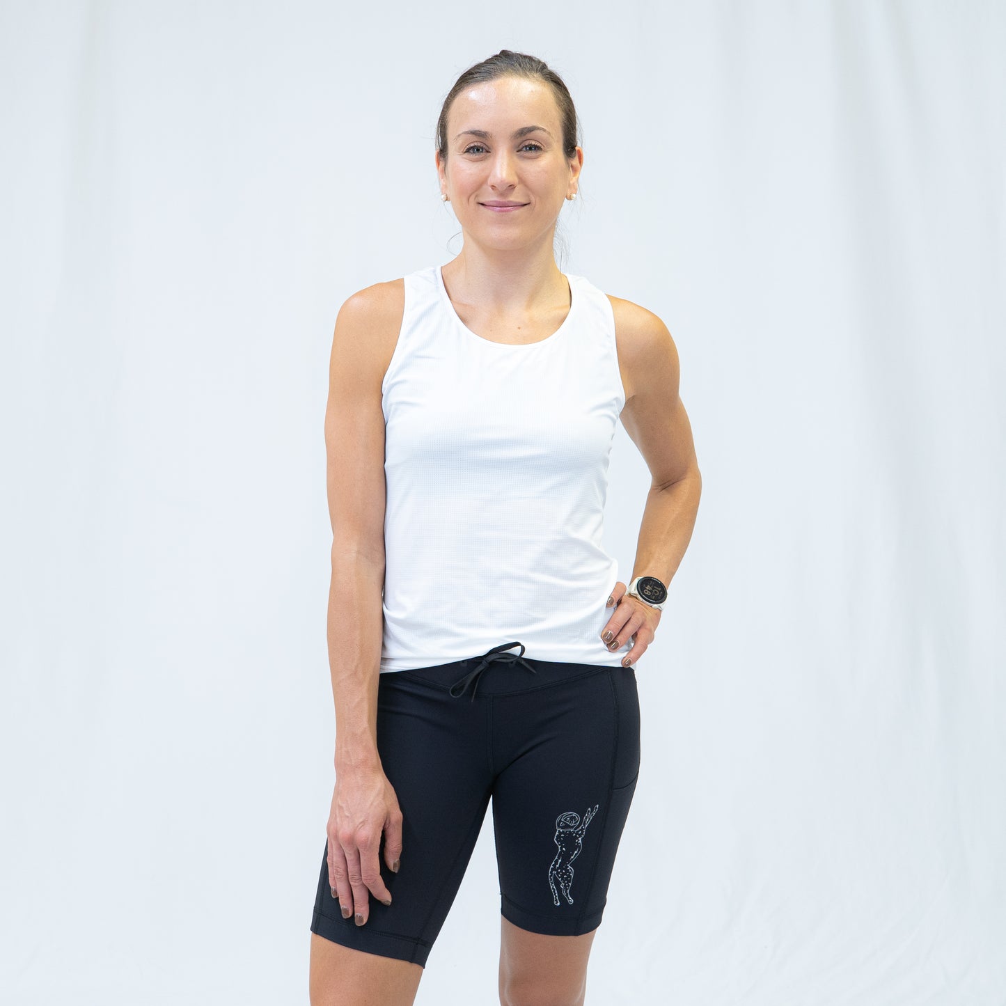 Womens Core Zero Running Tank - Stealth White