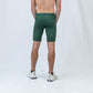 Mens Flexion 8" Compression Short - Velocity Blitz Green
