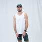 Mens Core Zero Running Tank - Stealth White