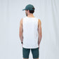 Mens Core Zero Running Tank - Stealth White