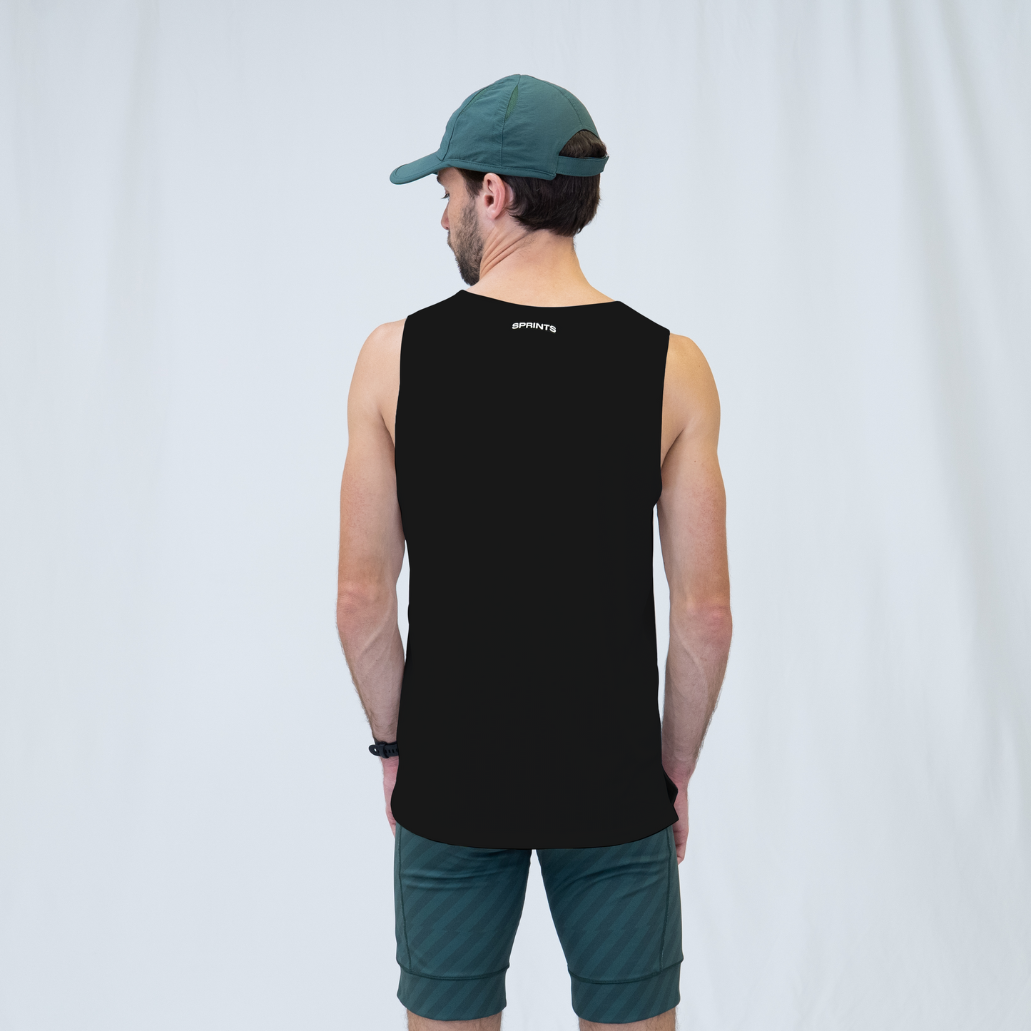 Mens Core Zero Running Tank - Stealth Black