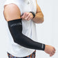 Compression Arm Sleeves - Black Flash Reflective (Unisex)