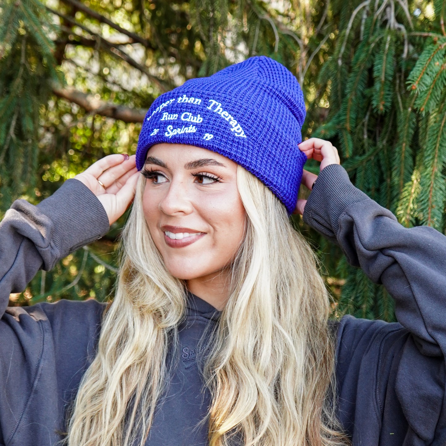 Cheaper Than Therapy Run Club Winter Hat (Unisex)