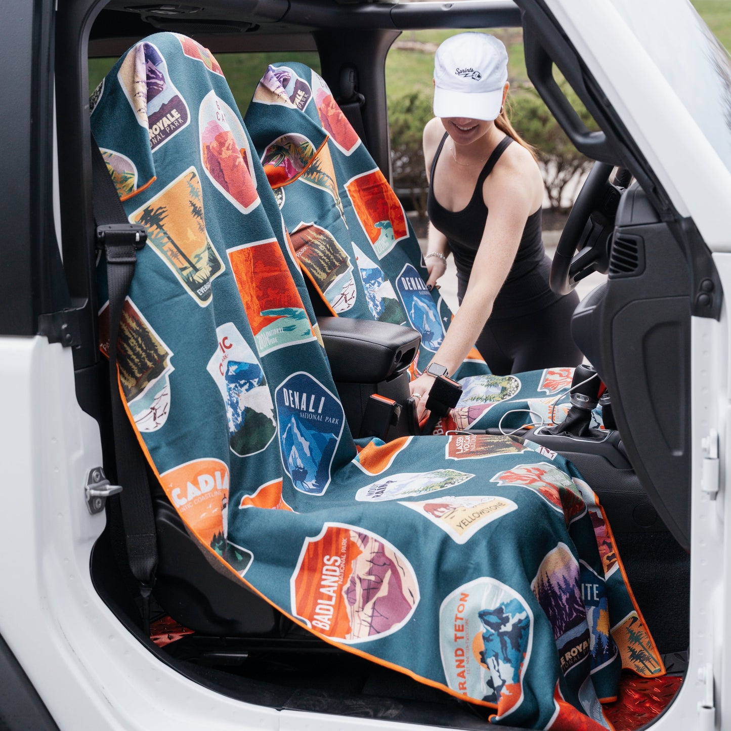 National Parks Car Seat Cover Towel