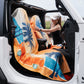 Retro Sunset Car Seat Cover Towel