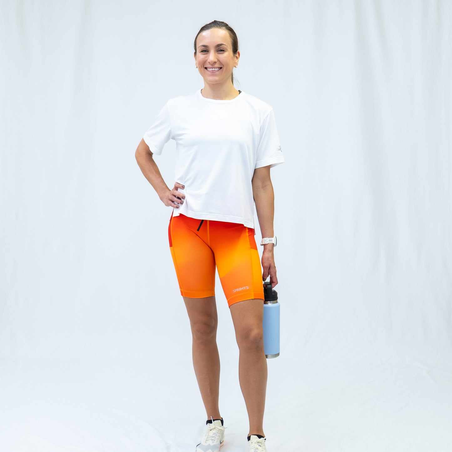 Womens Core Zero Tech Tee - Vault Jag White