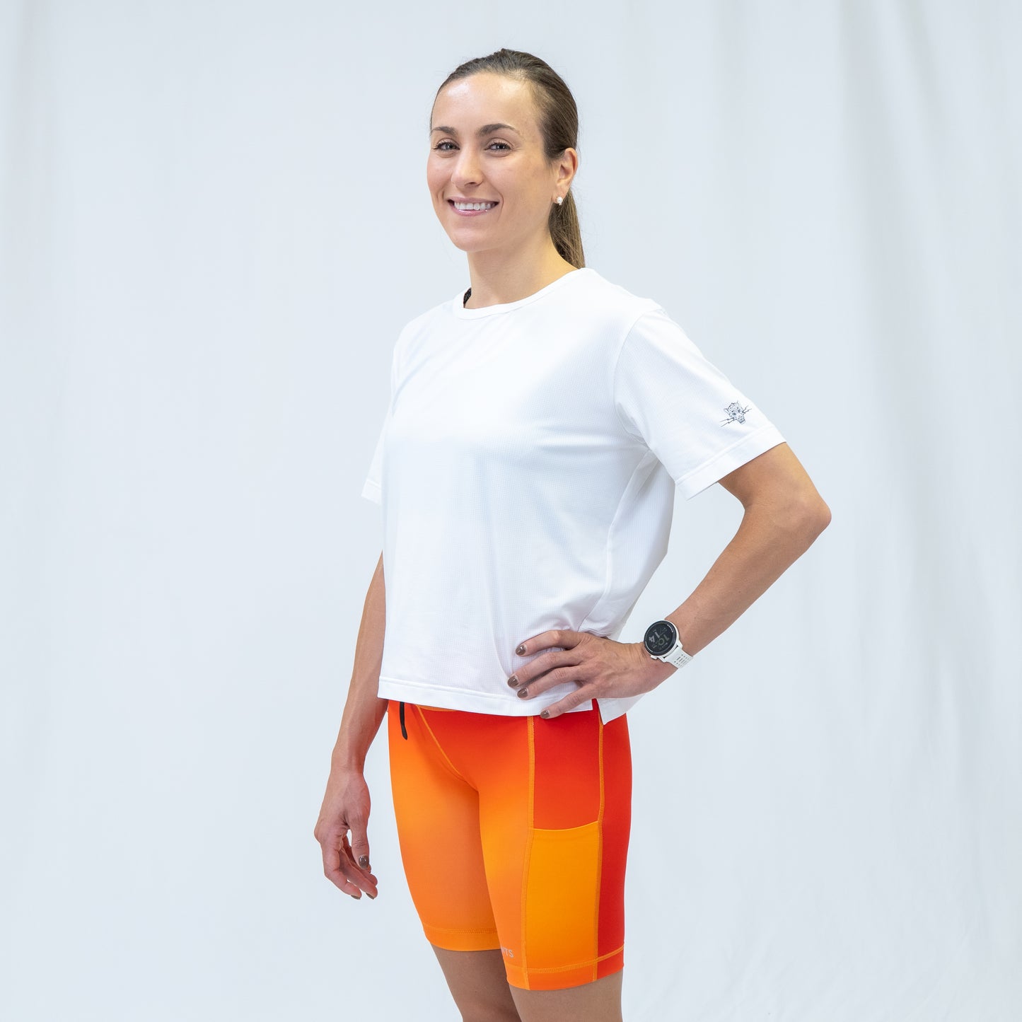 Womens Core Zero Tech Tee - Vault Jag White