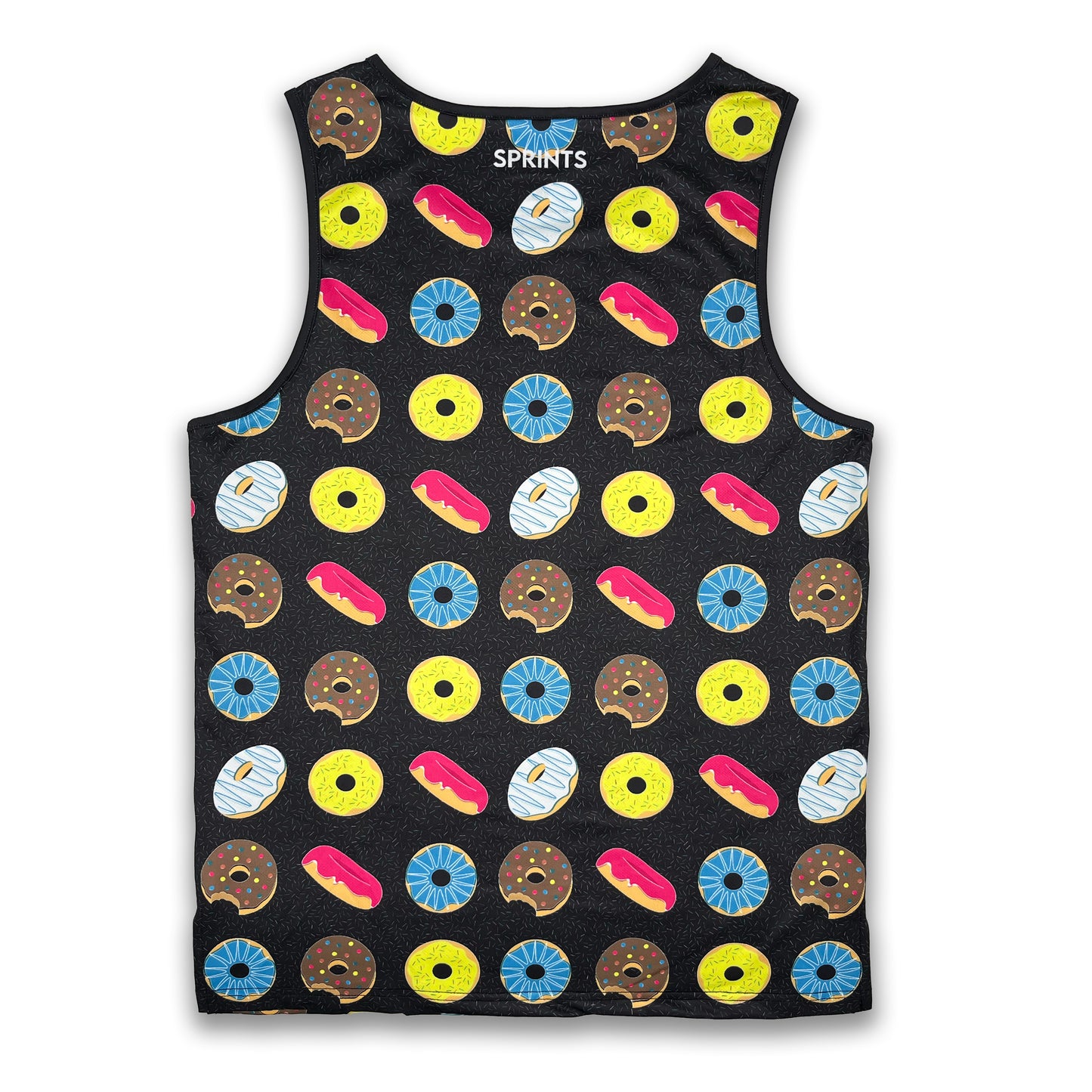Mens Running Tank - Donuts