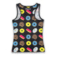 Womens Running Tank - Donuts