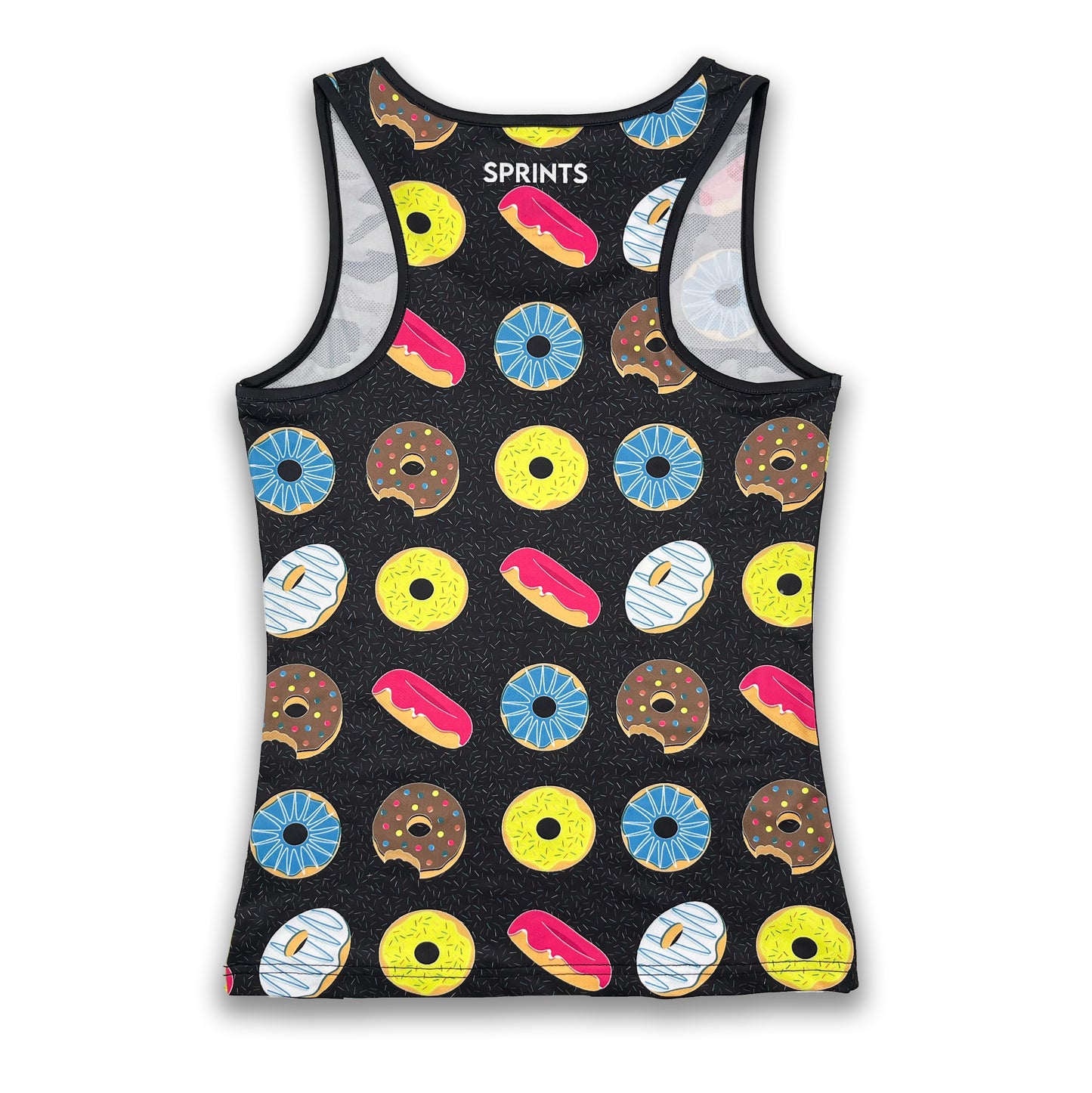 Womens Running Tank - Donuts