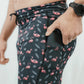 Mens Flexion 8" Half Tights - Find the Fauxmingo Black