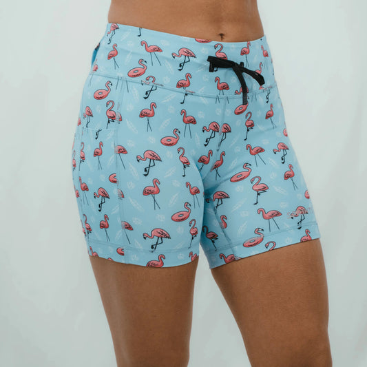 Womens Flexion 5" Compression Short - Find the Fauxmingo