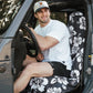 Flex on the Beach - Black Car Seat Cover Towel