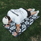 Flex on the Beach - Black Car Seat Cover Towel