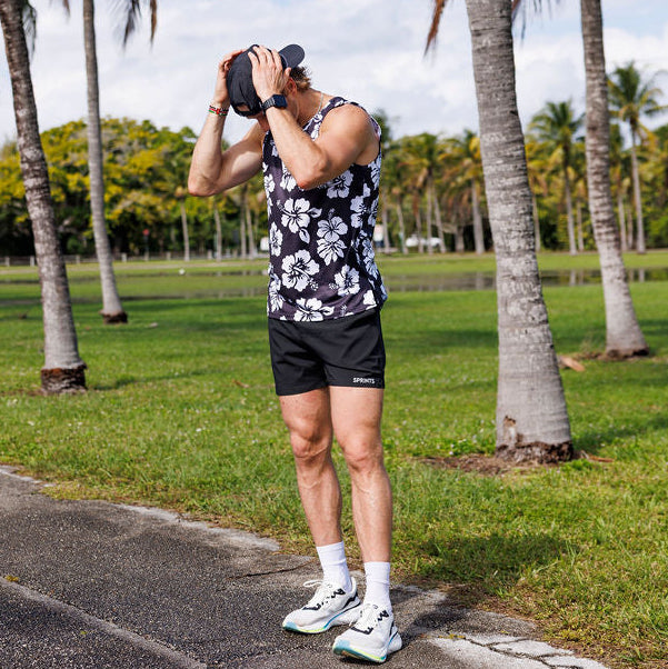 Mens Running Tank - Flex on the Beach