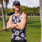 Mens Running Tank - Flex on the Beach