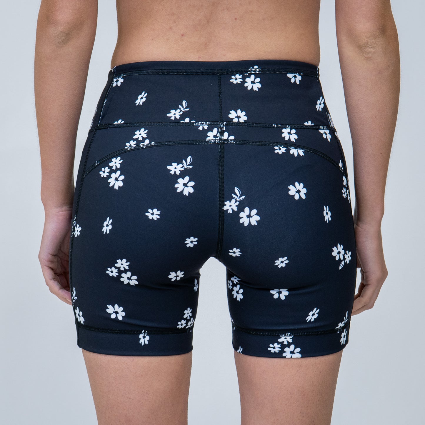 Womens Flexion 5" Compression Short - Florid Declamation