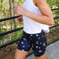 Womens Flexion 5" Compression Short - Florid Declamation