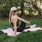 Garden of Races Past - Pink Car Seat Cover Towel