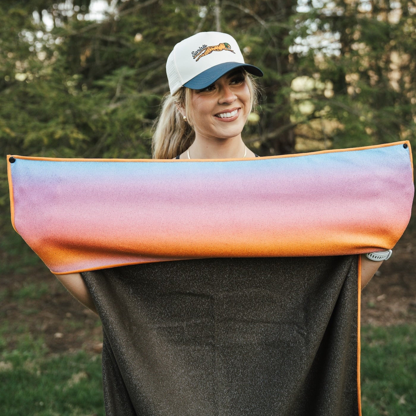 Golden Glow Car Seat Cover Towel