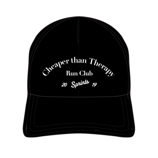 Cheaper Than Therapy Black VP Hat (Unisex)