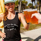 Womens Core Zero Running Tank - Here For The Beers Run Club Black