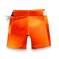 Womens Flexion 5" Compression Short - Orange Crush