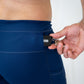 Mens Flexion 8" Compression Short - Stealth Navy